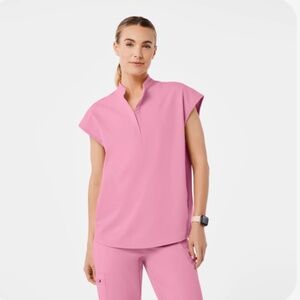NWT Figs Chalk Pink Rafaela Oversized Scrub Top